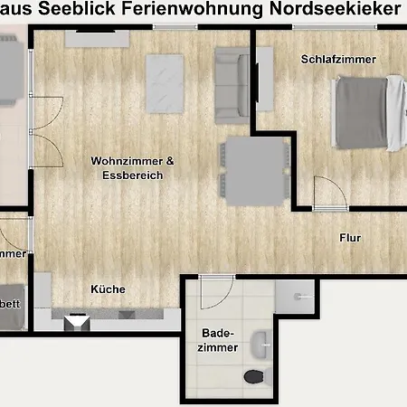 Haus Seeblick Nordseekieker Apartment