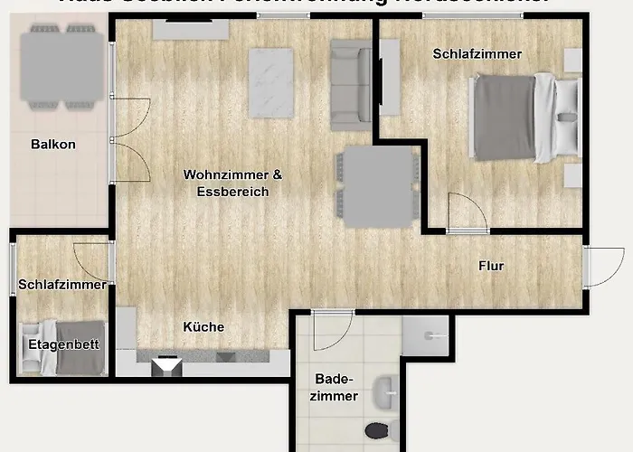 Haus Seeblick Nordseekieker 公寓