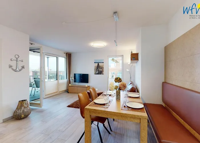 公寓 Haus Seeblick Nordseekieker *